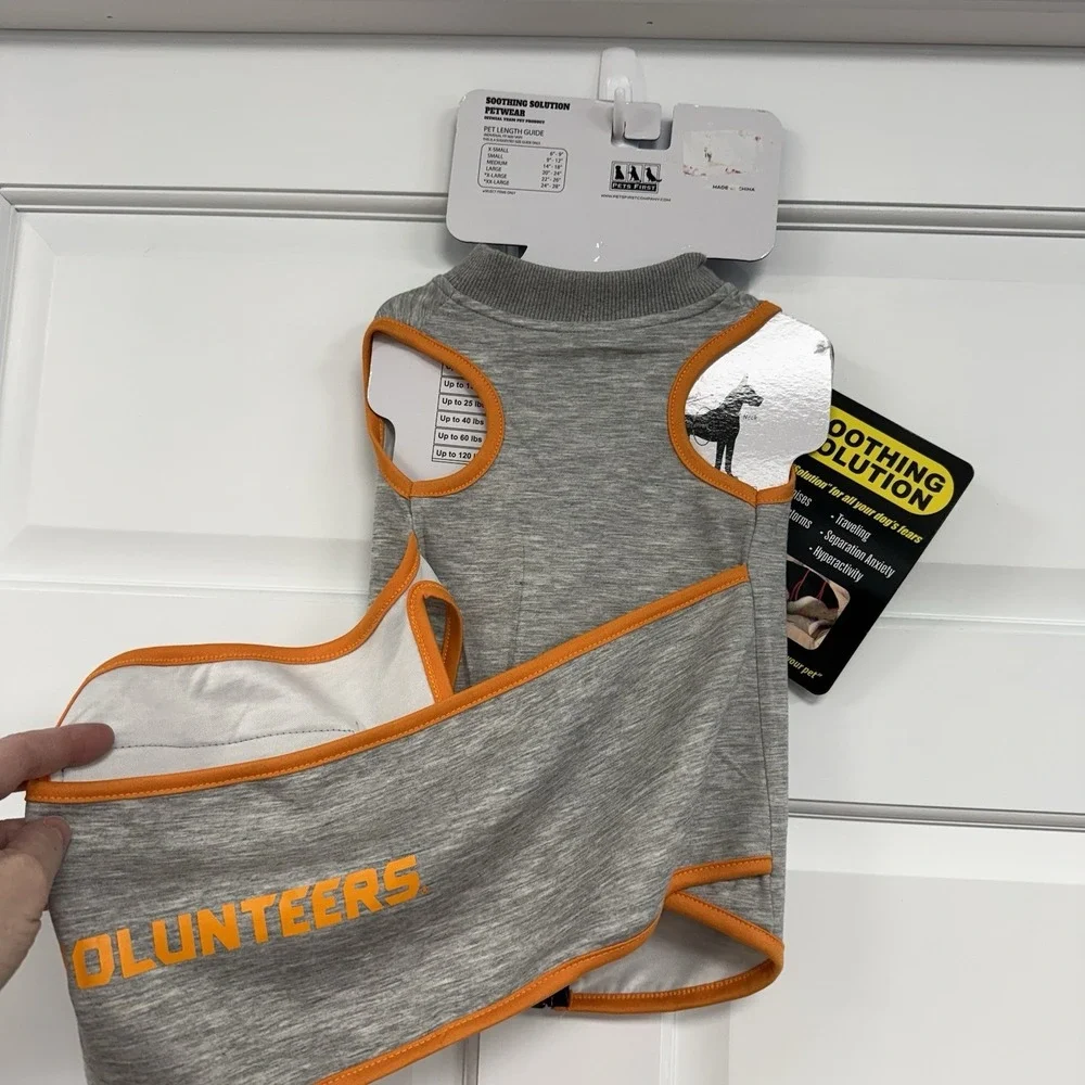 Pets First Tennessee Vols Dog Soothing Solution Vest S Dogs Calming Coat